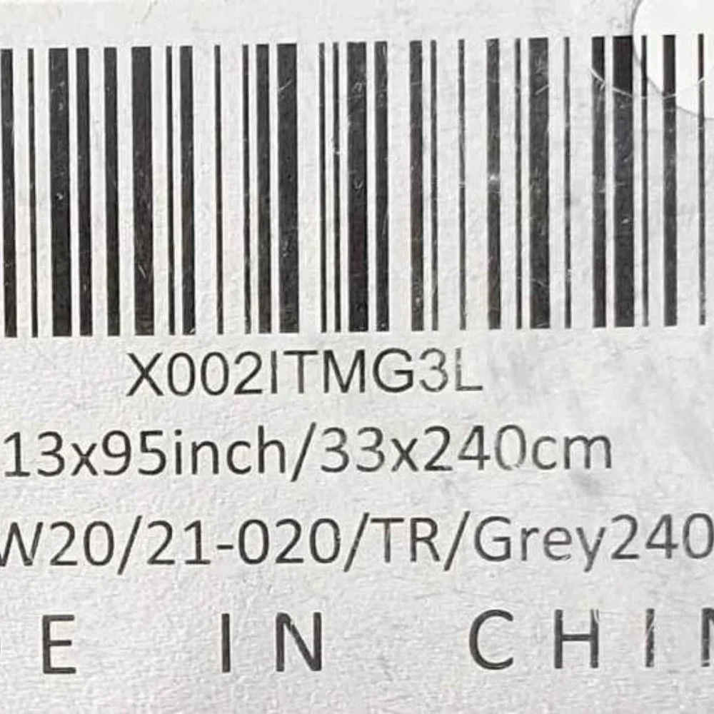 Grey Striped Linen Table Runner 13 x 95 Cloth Rustic Country Eco-Friendly New - Picture 7 of 7